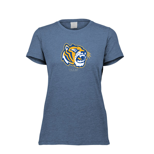 [FTSCUBNV-FAXS-LOGO2] Decker Women's Tri-Blend T-Shirt - Short Sleeve (Female Adult XS, Navy, Logo 2)