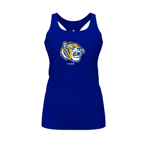[FT0TRBRY-FYS-LOGO2] Decker Racerback Tank Top (Female Youth S, Royal, Logo 2)