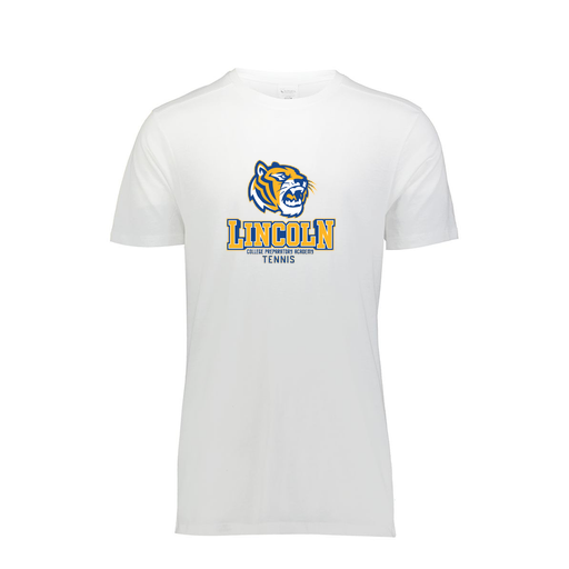 [FTSCUBWH-AS-LOGO1] Decker Men's Tri-Blend T-Shirt - Short Sleeve (Adult S, White, Logo 1)