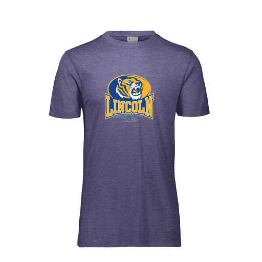 [FTSCUBRY-AS-LOGO3] Decker Men's Tri-Blend T-Shirt - Short Sleeve (Adult S, Royal, Logo 3)