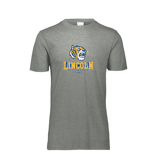 [FTSCUBGY-AS-LOGO1] Decker Men's Tri-Blend T-Shirt - Short Sleeve (Adult S, Gray, Logo 1)