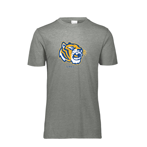 [FTSCUBGY-AS-LOGO2] Decker Men's Tri-Blend T-Shirt - Short Sleeve (Adult S, Gray, Logo 2)