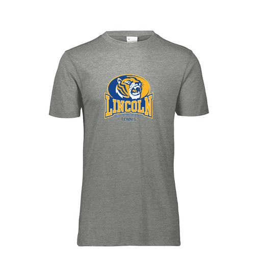 [FTSCUBGY-AS-LOGO3] Decker Men's Tri-Blend T-Shirt - Short Sleeve (Adult S, Gray, Logo 3)