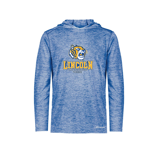 [FOLHCGRY-YS-LOGO1] Decker Youth Charge Hoodie (Youth S, Royal, Logo 1)