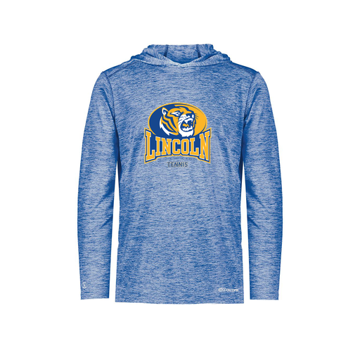 [FOLHCGRY-YS-LOGO3] Decker Youth Charge Hoodie (Youth S, Royal, Logo 3)