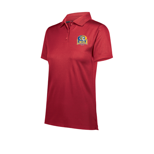 [222768-RED-FAXS-LOGO3] Ladies Prism Polo (Female Adult XS, Red, Logo 3)