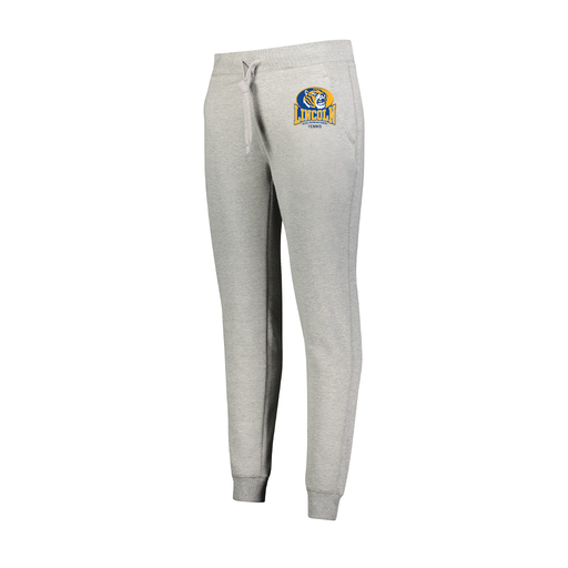 [229748.017.XS-LOGO3] Ladies 60/40 Fleece Jogger (Female Adult XS, Silver, Logo 3)